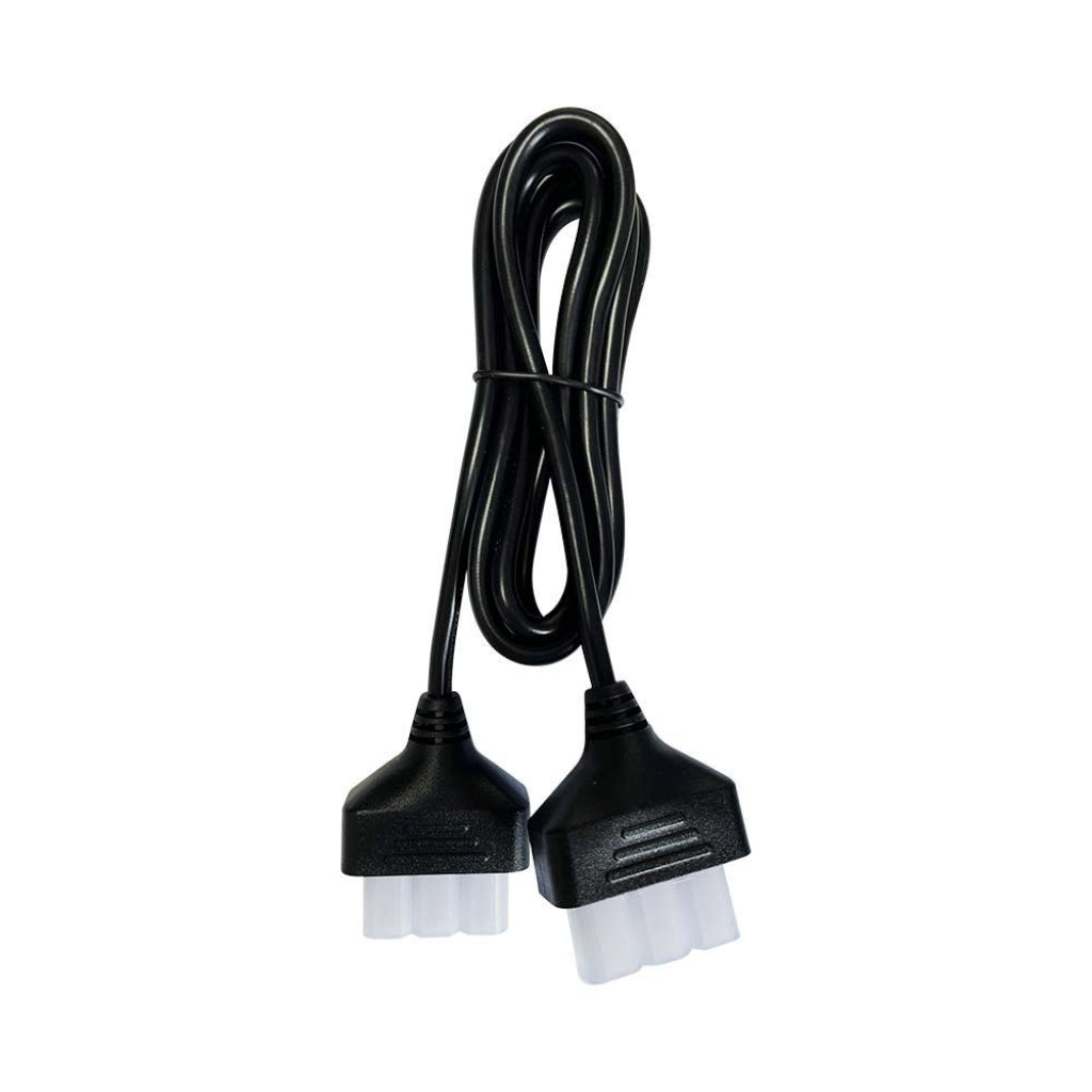 Power Cable With 2 Plugs Black 2M 3*0.75MM²