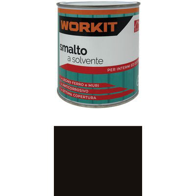 SMALTO A SOLVENTE WORKIT - NERO OPACO ML 750