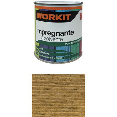 IMPREGNANTE A SOLVENTE WORKIT - NOCE CHIARO ML 750