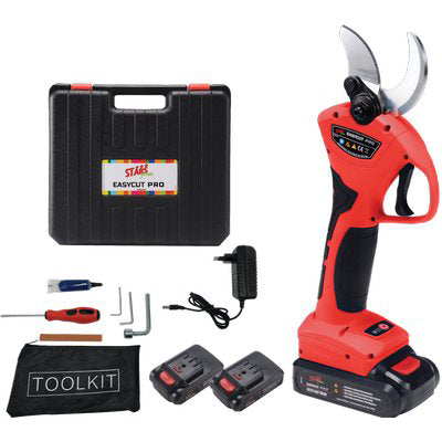 FORBICE BATTERIA EASYCUT PRO STARS - VOLT 21X2 AH 2,0 MM 30/40 + VALIGIA