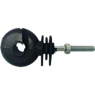 ISOLATORE ELETTRORECINZIONE OCCHIOLO VITE FERRO - X FILO + CORDA