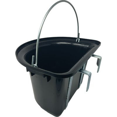 MANGIATOIA CAVALLI STACCIONATA PESANTE - PLASTICA/METALLO CM 39X36 H.CM 26
