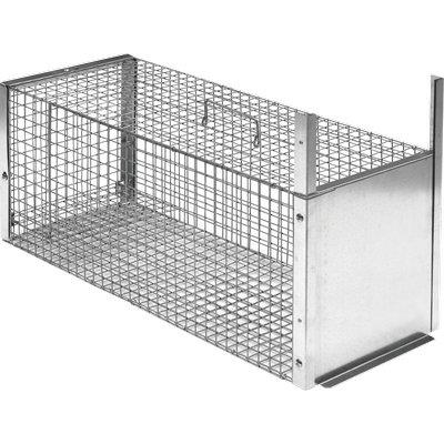TRAPPOLA PREDATORI A GALLERIA NOVITAL - ACCIAIO ZINC CM 82,5X32 H.CM 34