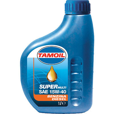 OLIO 4T MINERALE 15W40 SUPERMULTI TAMOIL - LT 1 SAE 15W40