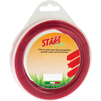 FILO X DECESPUGLIATORE QUADRO CORALLO STARS - MM 2,4 MT 15