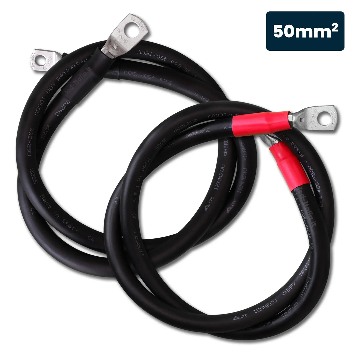 Kit Cavi di Collegamento Inverter-Busbar 1m 50mm2 per Inverter Trifase LV