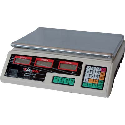 BILANCIA DIGITALE 420100 EFFE - KG 35/GR 2 DISPLAY LCD PIATTO CM 34X23