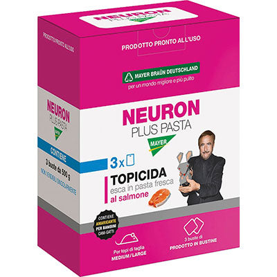 TOPICIDA NEURON PLUS TRIS MAYERBRAUN - PASTA AL SALMONE GR 1500