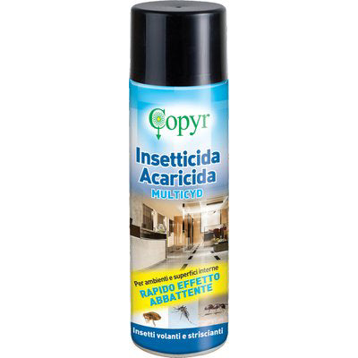 INSETTICIDA ACARI PULCI CIMICI MULTICYD COPYR - SPRAY ML 400