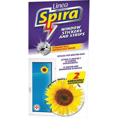 TRAPPOLA MOSCHE GIRASOLE STICK SPIRA - MONOUSO CF=PZ 2