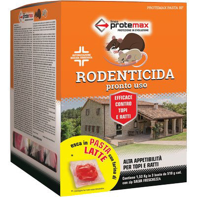 TOPICIDA PASTA DF 3 BUSTE PROTEMAX - ROSSA GR 3X510