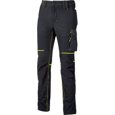 PANTALONE SLIM FIT WORLD U-POWER - BLACK CARBON M