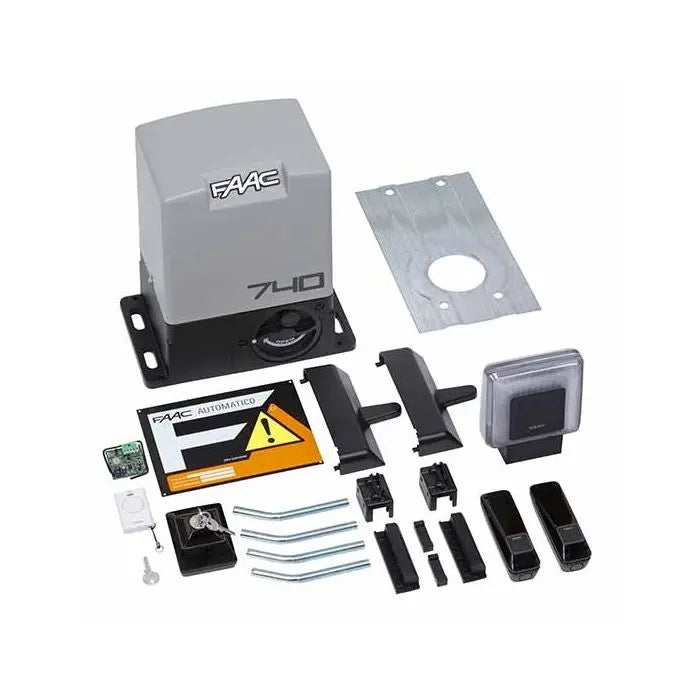 FAAC DELTA 2 KIT FAAC Automazione cancello scorrevole 500KG 230V SAFE DELTA2 motore 740 E Z16 - 1056303445