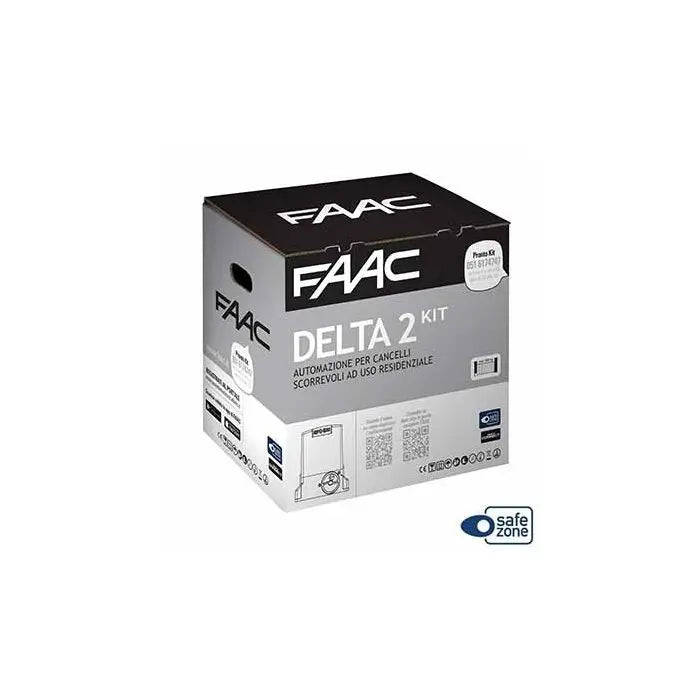 FAAC DELTA 2 KIT FAAC Automazione cancello scorrevole 500KG 230V SAFE DELTA2 motore 740 E Z16 - 1056303445