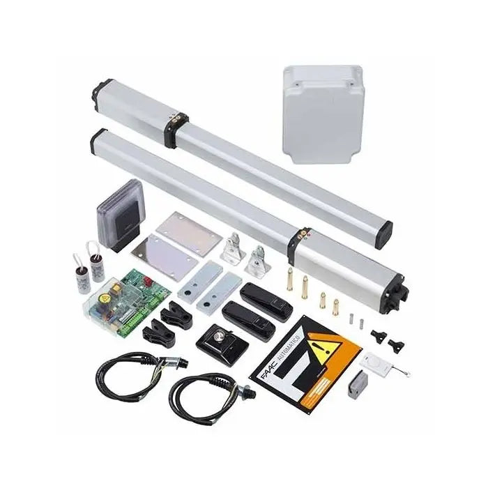 FAAC LEADER KIT FAAC Automazione cancello 2 battenti max 1,8M per anta 230V motore battente 402 CBC - 105633445