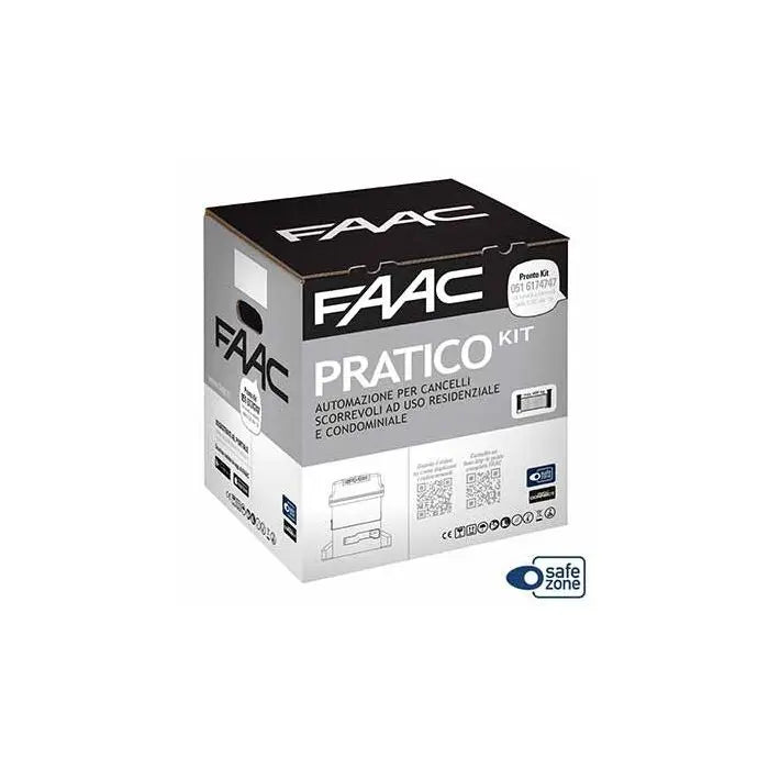 FAAC PRATICO KIT FAAC Automazione cancello scorrevole oleodinamico 600KG motore 746 ER Z16 230V - 10564944