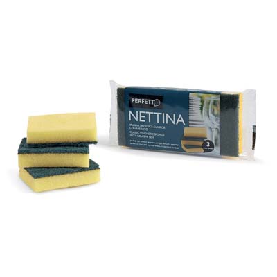 SPUGNA ABRASIVA NETTINA PERFETTO - CF=PZ 3
