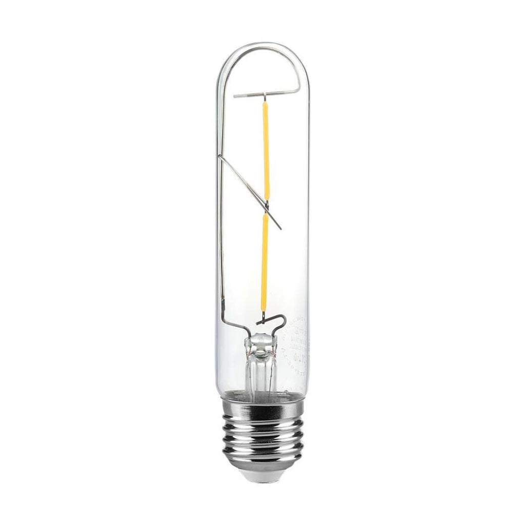 2W T30 LED Filament Bulb Clear Glass 3000K E27