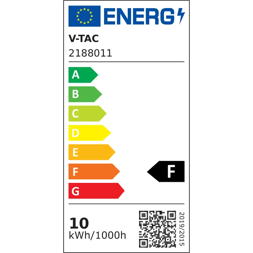 10W GU10 LED PLASTIC SPOTLIGHT-MILKY COVER 6500K 3PCS/PACK