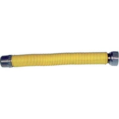 TUBO GAS FLESSIBILE ESTENSIBILE MF - INOX 316/GUAINA 1/2MF CM 20/40
