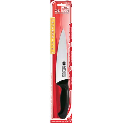 COLTELLO CUCINA PROFESSIONAL DE LUCA - MANICO PLT/INOX CM 18