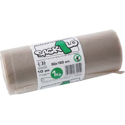 SACCO IMMONDIZIA INDUSTRIALE AMBRA ELEPACKING - CM 70X110 MY 50 CF=PZ 10
