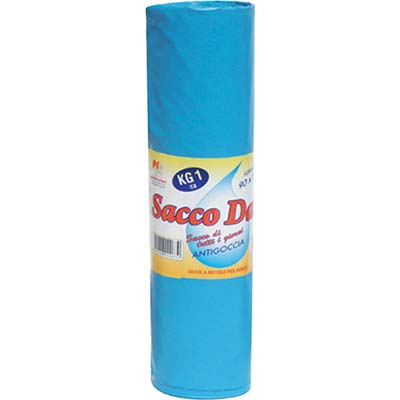 SACCO IMMONDIZIA CONDOMINIO - CM 80X110 AZZURRO CF=PZ 10