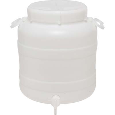 FUSTO BOCCA LARGA X RUBINETTO - HDPE LT 30 MM 355 H.MM 425 3/4F