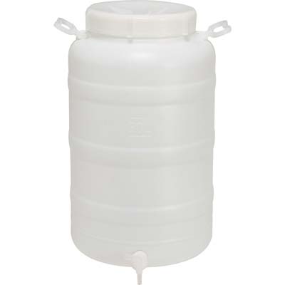 FUSTO BOCCA LARGA X RUBINETTO - HDPE LT 50 MM 355 H.MM 625 3/4F