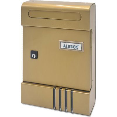 CASSETTA POSTA SE ALUBOX - ALLUMINIO VERNICIATO BRONZO MM 200X70 H.MM 290