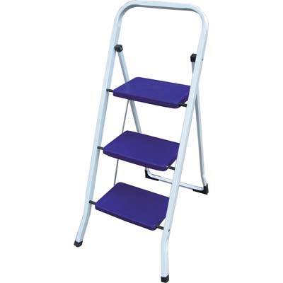 SGABELLO ALADINO DOMUS - ACCIAIO VERNICIATO GRADINI 3 H.MM 675