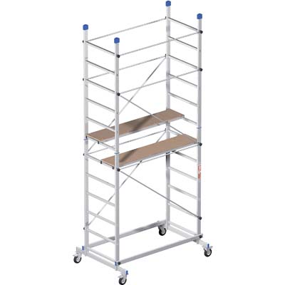 TRABATTELLO ZEUS MARCHETTI - ALLUMINIO/LEGNO CM 157X70 H.CM 198/360