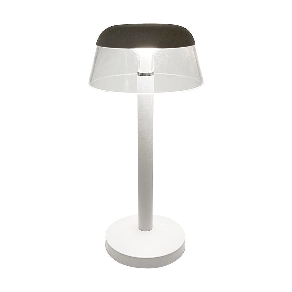 3W LED RECHARGEABLE TABLE LAMP 130x285MM 3IN1 DIMMABLE WHITE BODY