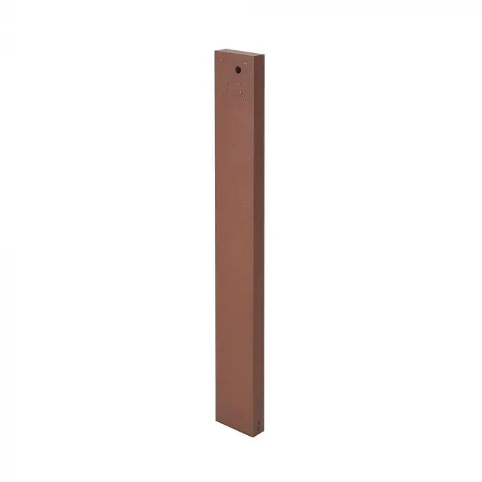 80CM POLE FOR SOLAR OUTDOOR BOLLARD 100*35*800MM - CORTEN BODY