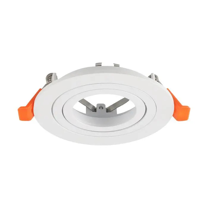 GU10 Fitting Aluminum Round White