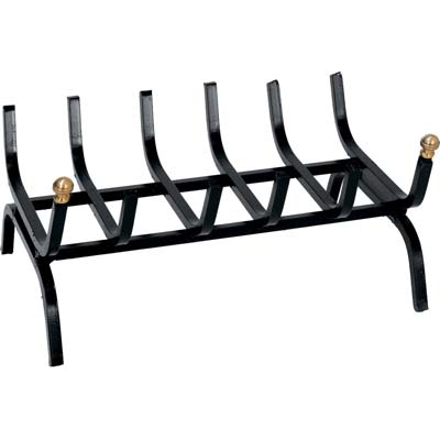 BRUCIALEGNA X CAMINO - FERRO BATTUTO + POMI OTTONE CM 50