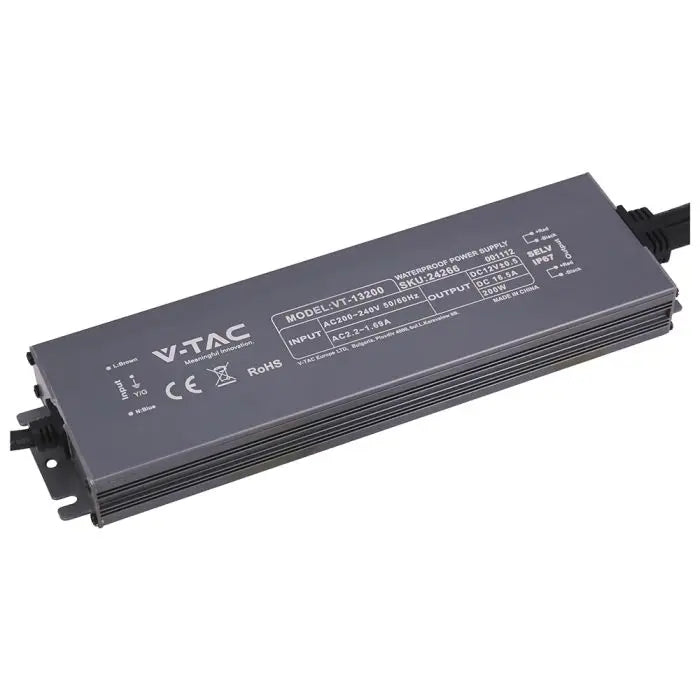 Power Supply - 200W 12V 16.5A IP67