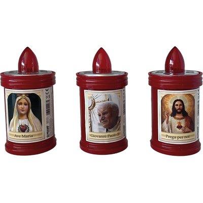 LUMINO VOTIVO - ROSSO MM 60X100 DURATA GG 60