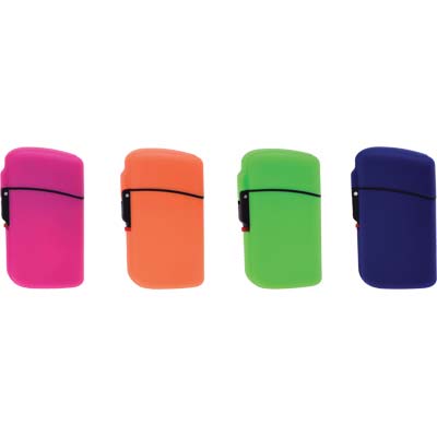 ACCENDINO RICARICABILE JET FLAME SURF - PIEZO ANTIVENTO COLORI MIX