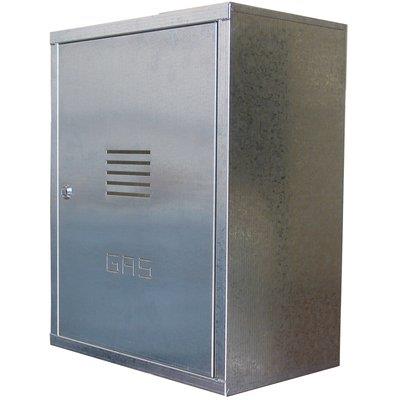 CASSETTA CONTATORE GAS - ACCIAIO ZINCATO CM 35X25 H.CM 45