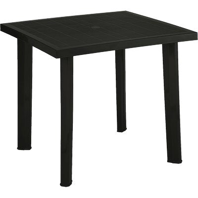 TAVOLO FIOCCO PROGARDEN - PP ANTRACITE CM 80X75 H.CM 72