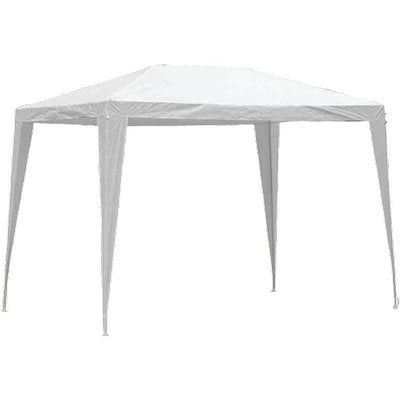 GAZEBO STANDARD PE DOMUS - ACCIAIO/PE BIANCO MT 3X2