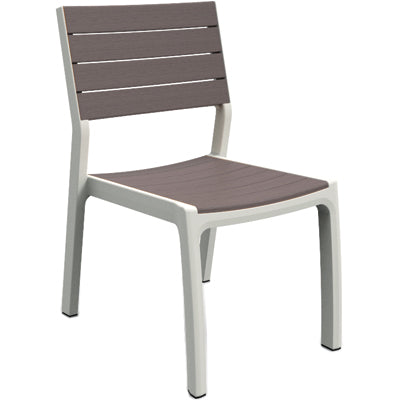 SEDIA HARMONY KETER - PP BIANCO CAPPUCCINO CM 58X58 H.CM 86