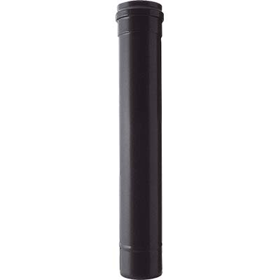 TUBO PELLET LIGHT NERO OPACO SAVE - CM 8 H.CM 50
