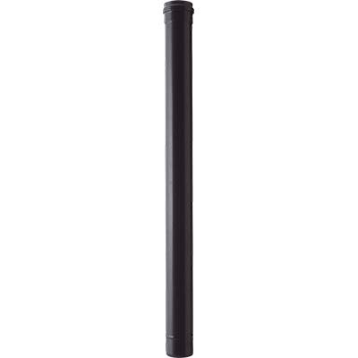 TUBO PELLET LIGHT NERO OPACO SAVE - CM 8 H.CM 100
