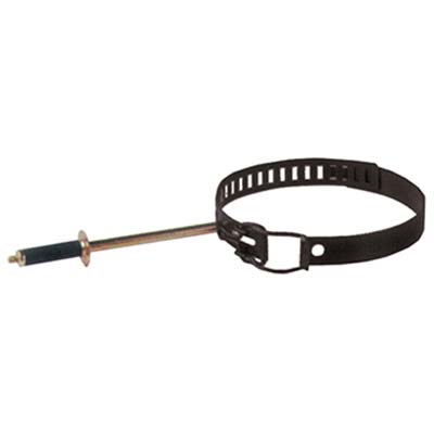 COLLARE REGGITUBO CLASSIC NERO OPACO - CM 10/15 + TASSELLO