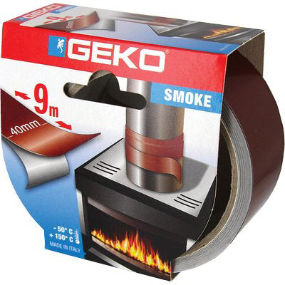 NASTRO ALLUMINIO EMMESMOKE GEKO - MARRONE CM 4 MT 9