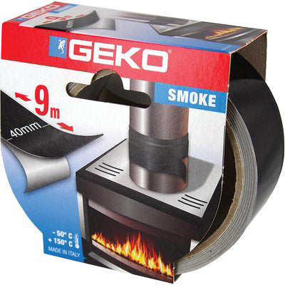 NASTRO ALLUMINIO EMMESMOKE GEKO - NERO CM 4 MT 9