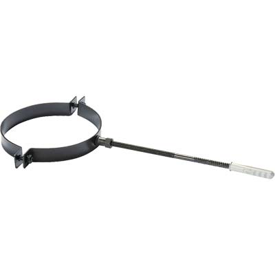 COLLARE REGGITUBO PELLET NERO OPACO SAVE - CM 8 + TASSELLO
