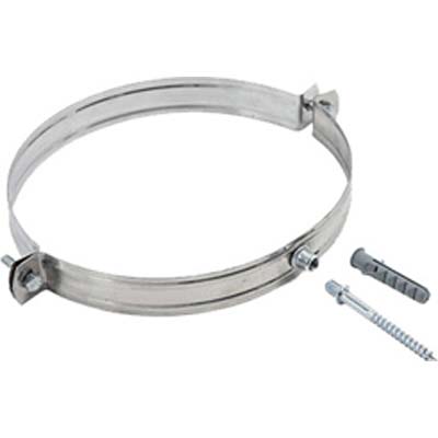 COLLARE REGGITUBO ACCIAIO INOX AISI 304 - CM 10 + TASSELLO
